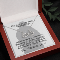 Load image into Gallery viewer, The Lover My Heart Recognizes Endless Love Necklace