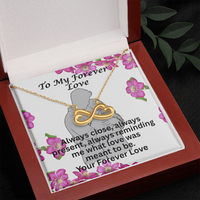 Load image into Gallery viewer, To My Forever Love Who is Always Close By- Endless Loveknot Necklace