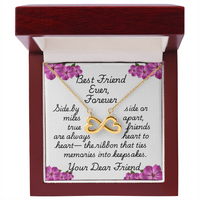 Load image into Gallery viewer, Best Friend Ever, Forever Infinity Love Necklace
