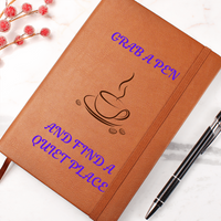 Load image into Gallery viewer, Grab  A Pen and Find A Quiet Place Journal
