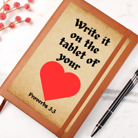 Load image into Gallery viewer, Write it on the Tablet of your Heart Journal