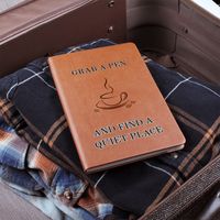 Load image into Gallery viewer, GRAB A PEN AND FIND A QUIET PLACE JOURNAL