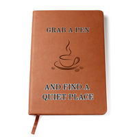 Load image into Gallery viewer, GRAB A PEN AND FIND A QUIET PLACE JOURNAL