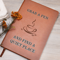 Load image into Gallery viewer, GRAB A PEN AND FIND A QUIET PLACE JOURNAL