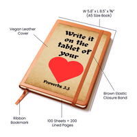 Load image into Gallery viewer, Write it on the Tablet of your Heart Journal