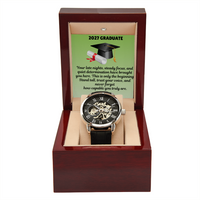Load image into Gallery viewer, Openwork Watch for Special Graduate