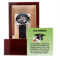 Load image into Gallery viewer, 2027 Openwork Watch for the Graduate