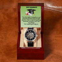 Load image into Gallery viewer, Openwork Watch for Special Graduate