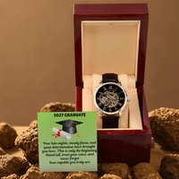 Load image into Gallery viewer, Openwork Watch for Special Graduate