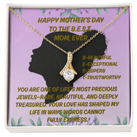 Load image into Gallery viewer, Happy Mother's Day to the B.E.S.T. Mom, Ever-Alluring Pendant Necklace