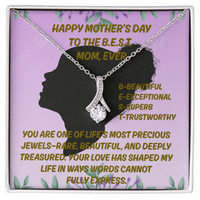 Load image into Gallery viewer, Happy Mother's Day to the B.E.S.T. Mom, Ever-Alluring Pendant Necklace