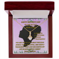 Load image into Gallery viewer, Happy Mother's Day to the B.E.S.T. Mom, Ever-Alluring Pendant Necklace