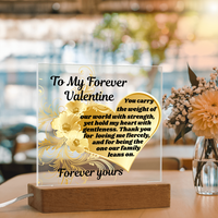 Load image into Gallery viewer, A Gold Valentine That Says What Words Alone Cannot