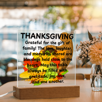 Load image into Gallery viewer, Day of Gratitude-Thanksgiving Plaque to share with Family and Friends
