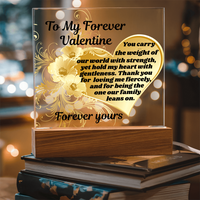 Load image into Gallery viewer, A Gold Valentine That Says What Words Alone Cannot