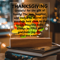 Load image into Gallery viewer, Day of Gratitude-Thanksgiving Plaque to share with Family and Friends
