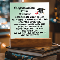 Load image into Gallery viewer, Congratulations 2026 Graduate -Square Acrylic