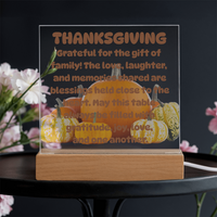 Load image into Gallery viewer, Giving Thanks Acrylic Plaque
