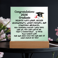 Load image into Gallery viewer, Congratulations 2026 Graduate -Square Acrylic