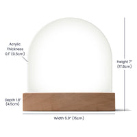 Load image into Gallery viewer, Happy Father's Day to the Man who came prepared set in rustic vintage tones- dome acrylic