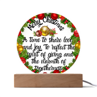 Load image into Gallery viewer, Merry Christmas Time Acrylic Plaque
