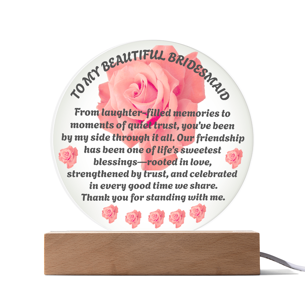 Bridesmaid Gift Keepsake