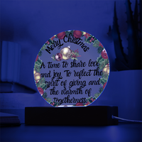 Load image into Gallery viewer, Merry Christmas Time Acrylic Plaque

