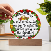 Load image into Gallery viewer, Merry Christmas Time Acrylic Plaque
