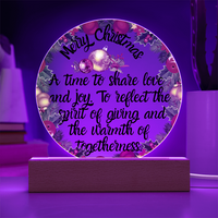 Load image into Gallery viewer, Merry Christmas Time Acrylic Plaque
