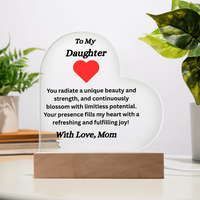 Load image into Gallery viewer, To My Radiant Daughter Keepsake
