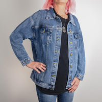 Load image into Gallery viewer, Women's Letter to God Statement Jacket Relinquishing Control