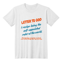 Load image into Gallery viewer, Letter to God T-Shirt for Controllers