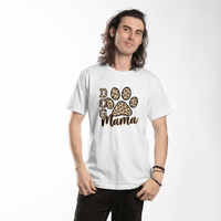 Load image into Gallery viewer, "Dog Mama" slogan with paw print design T-shirt