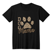 Load image into Gallery viewer, "Dog Mama" slogan with paw print design T-shirt