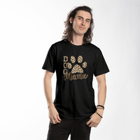 Load image into Gallery viewer, "Dog Mama" slogan with paw print design T-shirt