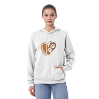 Load image into Gallery viewer, My heart, His paw print 'Hoodie'