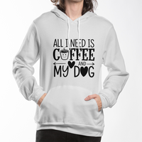 Load image into Gallery viewer, All I Need Is Coffee and My Dog Hoodie