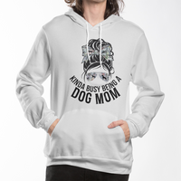 Load image into Gallery viewer, Kinda Busy Being A Dog Mom HoodiMom