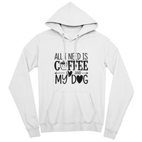 Load image into Gallery viewer, All I Need Is Coffee and My Dog Hoodie