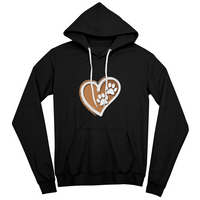 Load image into Gallery viewer, My heart, His paw print 'Hoodie'