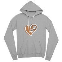 Load image into Gallery viewer, My heart, His paw print 'Hoodie'