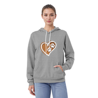 Load image into Gallery viewer, My heart, His paw print 'Hoodie'