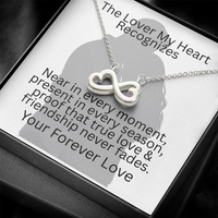 Load image into Gallery viewer, The Lover My Heart Recognizes Endless Love Necklace