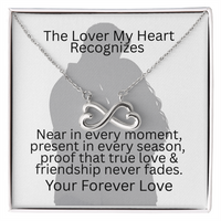 Load image into Gallery viewer, The Lover My Heart Recognizes Endless Love Necklace