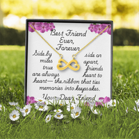 Load image into Gallery viewer, Best Friend Ever, Forever Infinity Love Necklace
