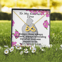 Load image into Gallery viewer, To My Forever Love Who is Always Close By- Endless Loveknot Necklace