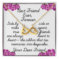 Load image into Gallery viewer, Best Friend Ever, Forever Infinity Love Necklace
