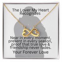Load image into Gallery viewer, The Lover My Heart Recognizes Endless Love Necklace