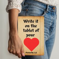 Load image into Gallery viewer, "Write it on the tablet of your Heart" Ambassador Journal