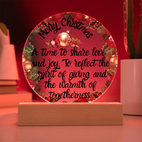 Load image into Gallery viewer, Merry Christmas Time Acrylic Plaque
